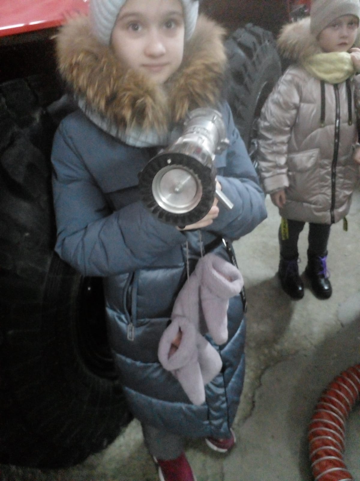 На экскурсии в Пожарной части города Тюкалинска